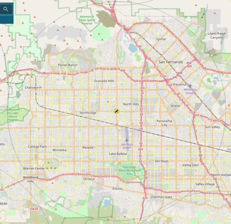 2020 CBC Backyard Counting Map - San Fernando Valley Audubon Society