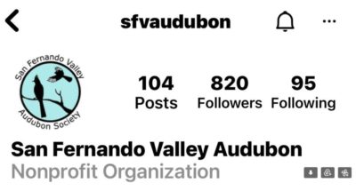 SFV Audubon On Instagram!